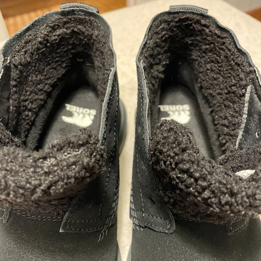 SOREL Women's Explorer II Drift Waterproof Boot Black Suede Chukka Everyday